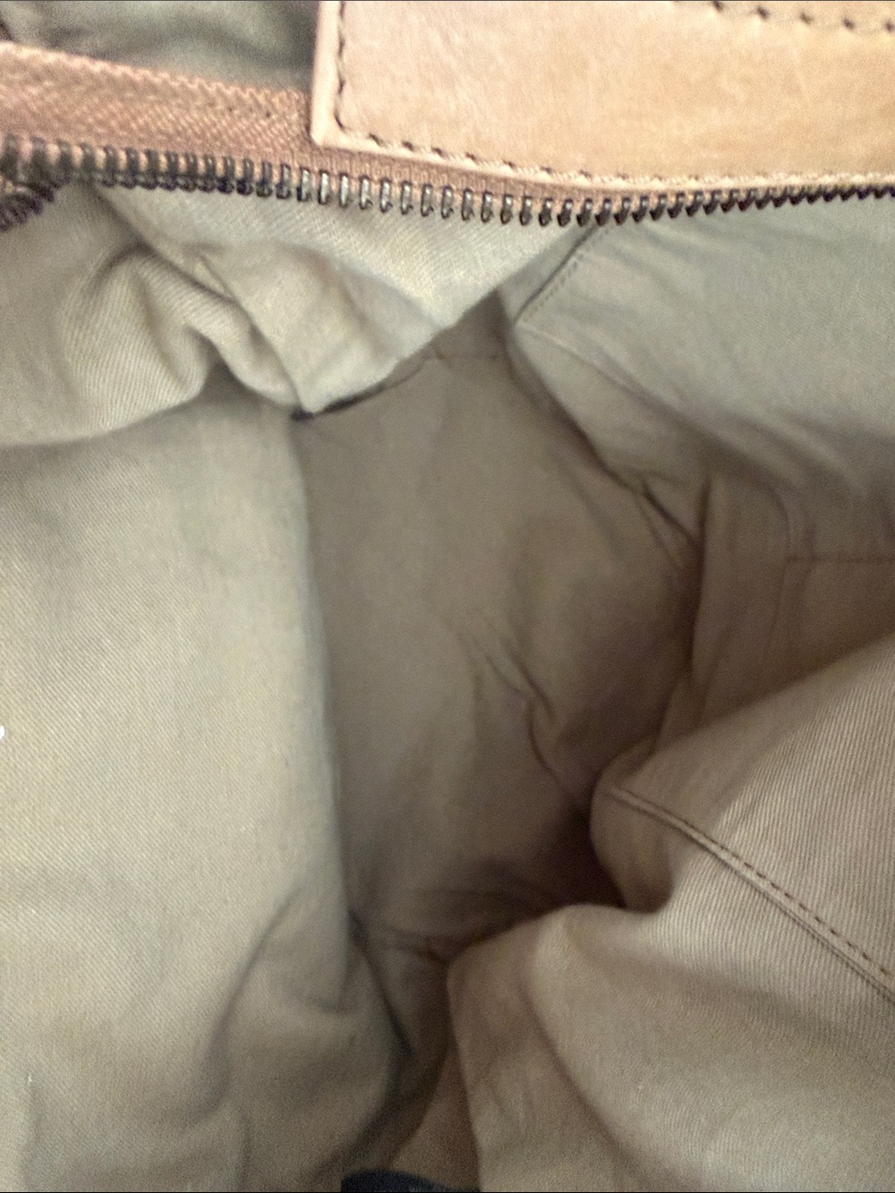 Woven Leather Tote Bag in Tan - Picture 3 of 11